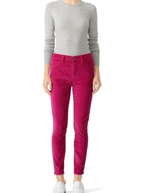 Current/Elliott The Stiletto High-Rise Corduroy Skinny Ankle Jeans